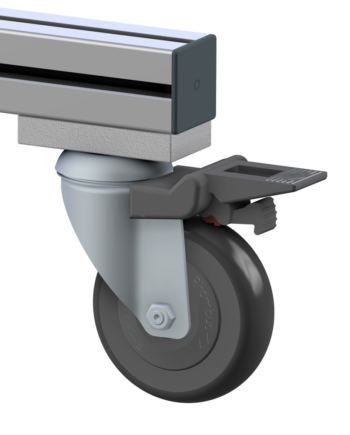 Lenkrolle mit Feststeller D100