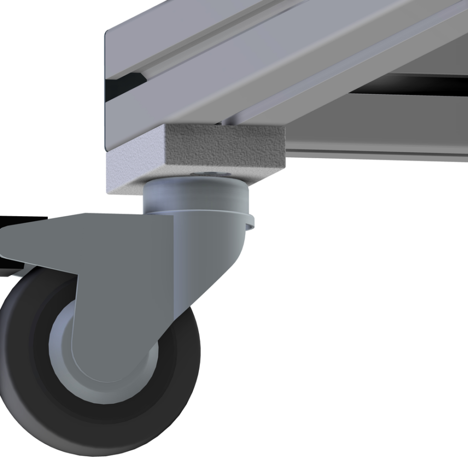 Lenkrolle mit Feststeller D75