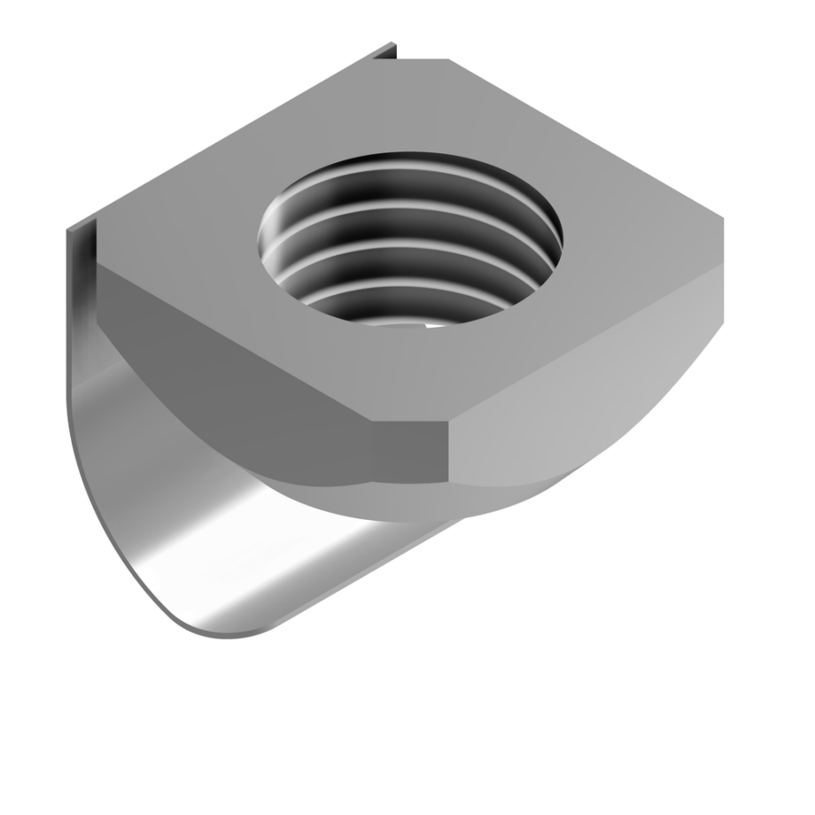 Gleitmutter M04 mit Federblech