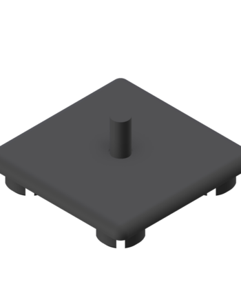 Abdeckkappe 45x45 Z grau