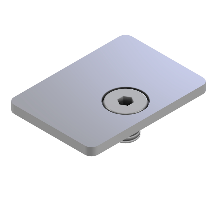 Aluminium-Abdeckkappe 45x32