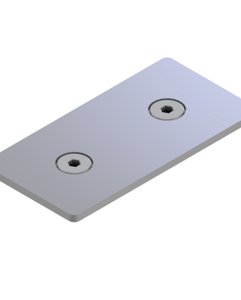Aluminium-Abdeckkappe 45x90