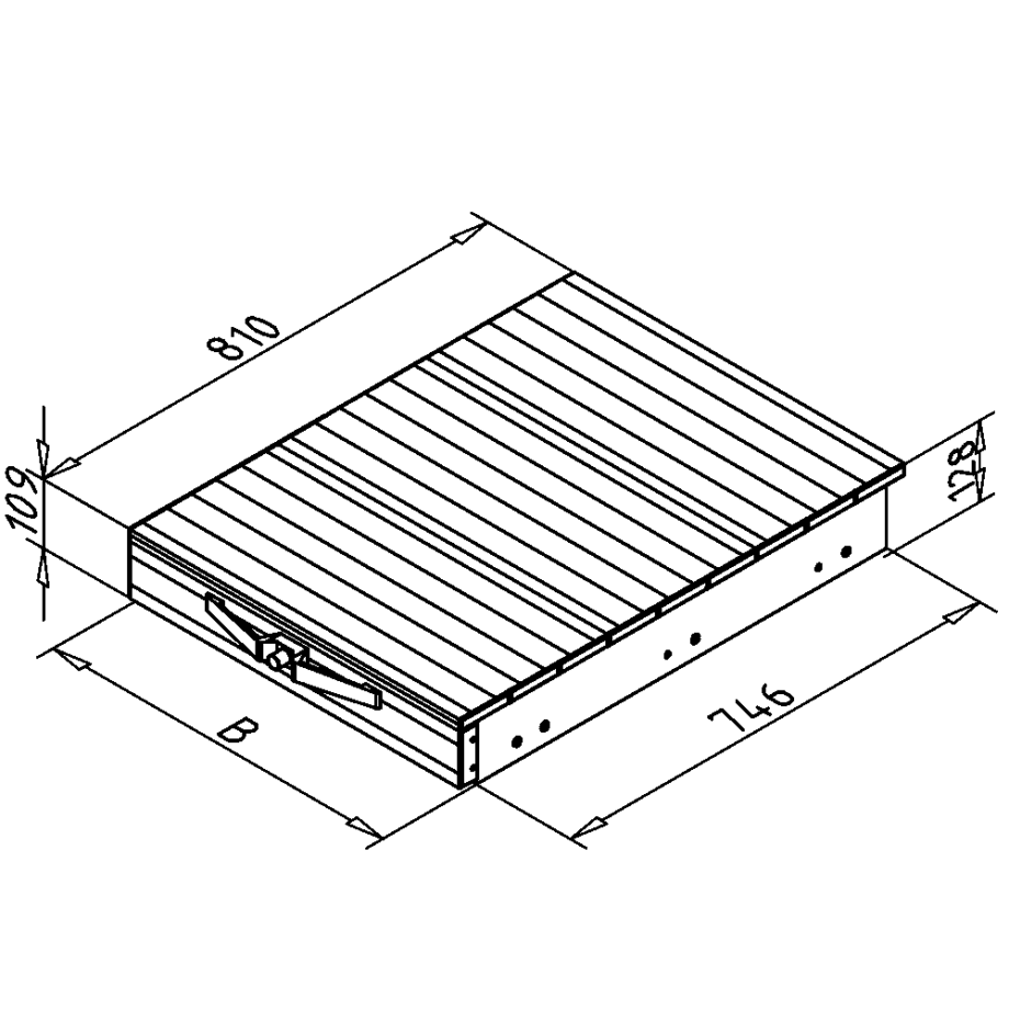 Schwerlastauszug V 810 BS