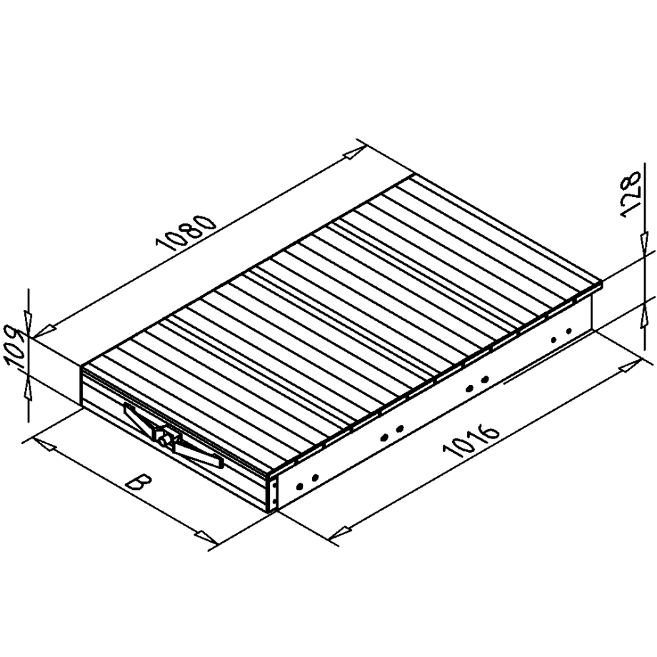 Schwerlastauszug V 1080 BS