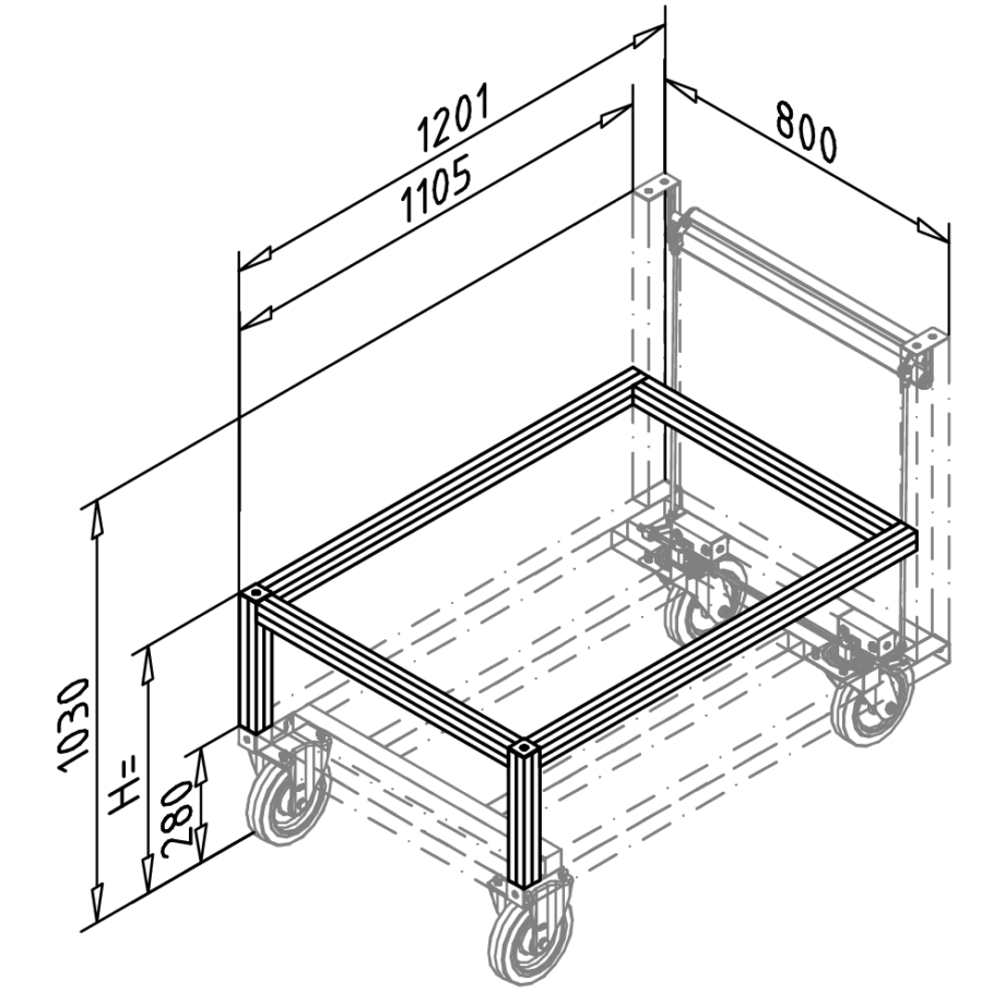 Kastenaufbau H1030