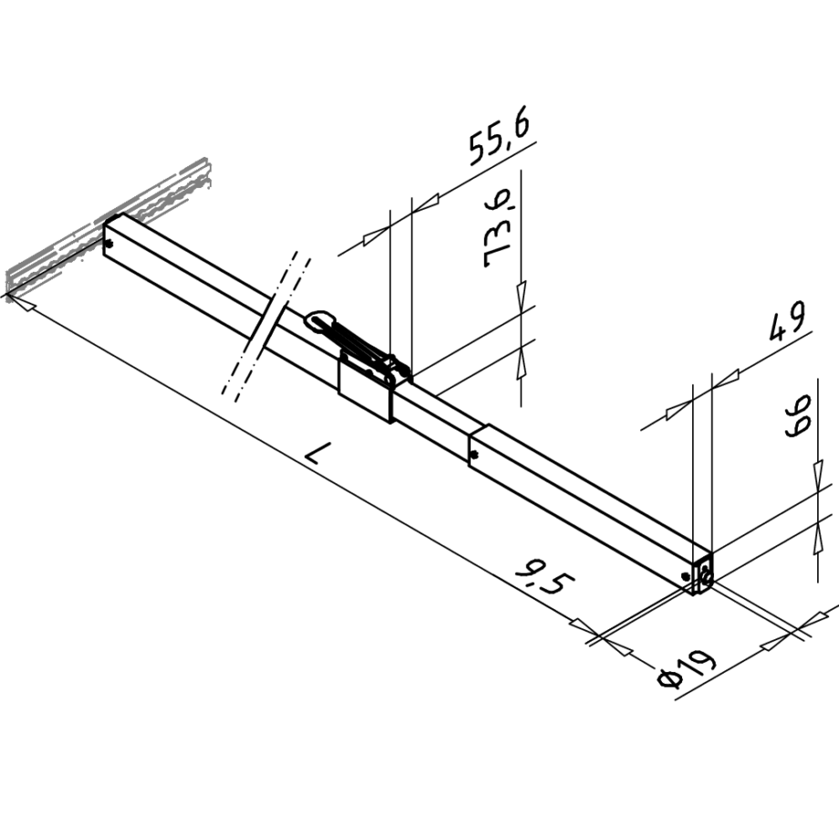 Sperrstange x7 Profi