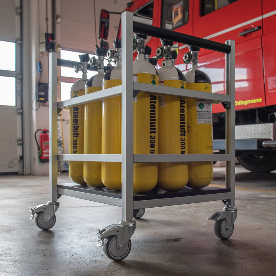 Flaschenwagen Indoor Flex12 CFK BS